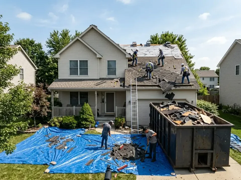 roof-replacement-debris-remova-004 — frequently asked questions, Cheapest Dumpster Rentals in Roanoke, IL